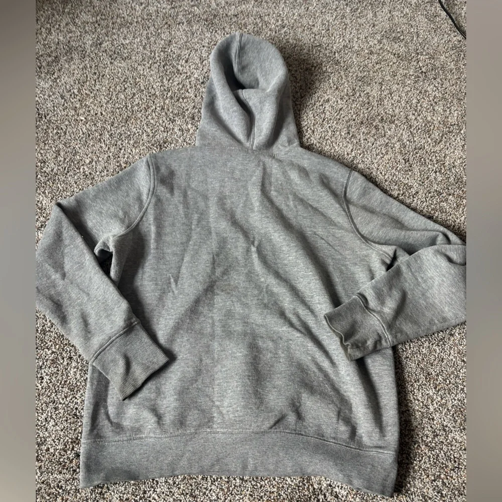 Fila Heather Gray Men's Hoodie sweater sweatshirt size large Preloved - Picture 5 of 5